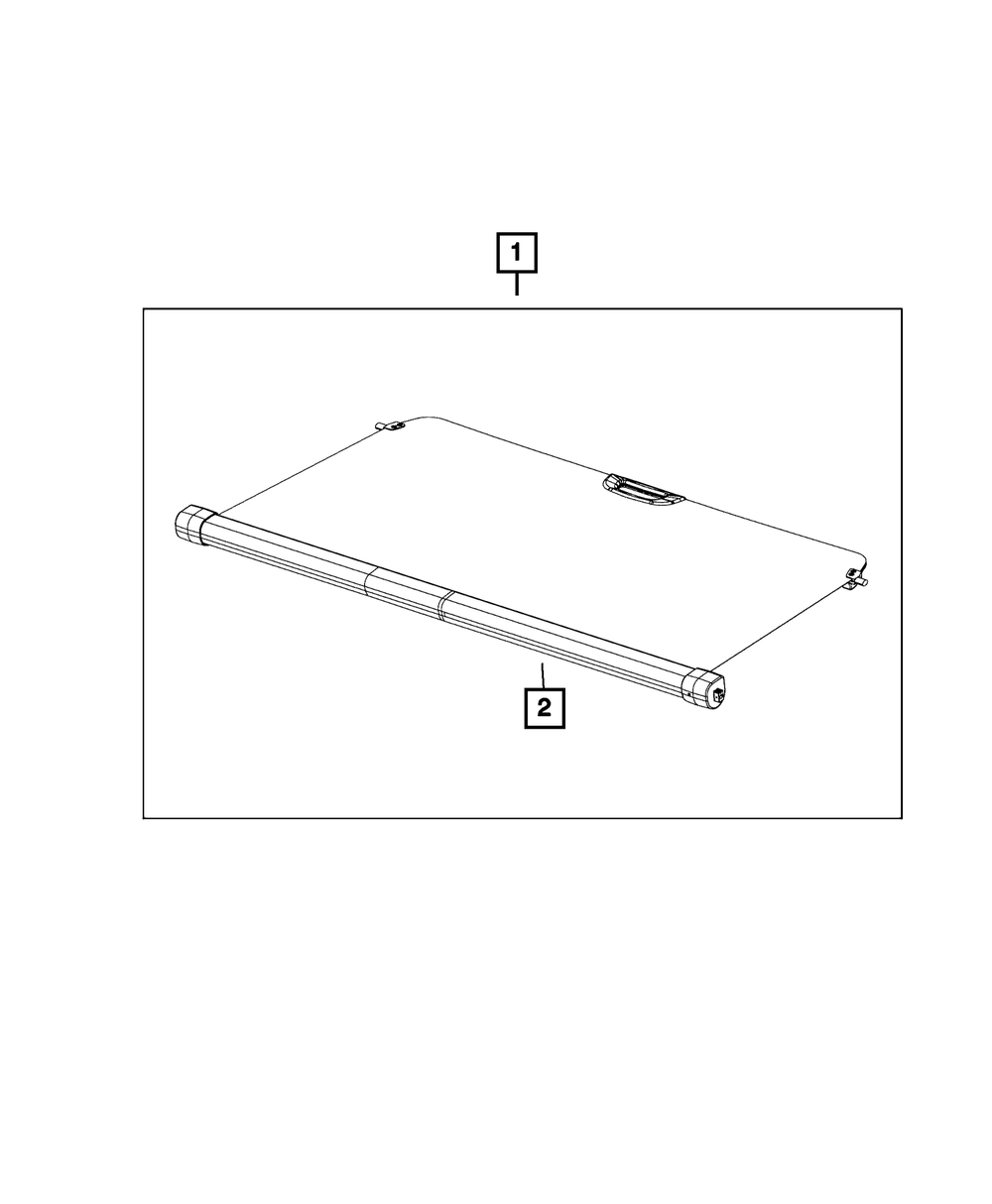 Tonneau Cover - Mopar (YF75DK2AD)