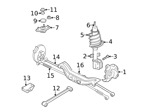 Shocks & Struts for 2010 Chevrolet Impala #1