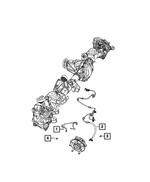 6513057AA - Electrical: Hex Head Screw And Coned Washer for Mopar Image