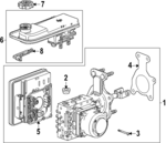 85611400 - : Brake Master Cylinder for Cadillac: ESCALADE IQ | GMC: Hummer EV Pickup, Hummer EV SUV Image
