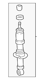 Genuine Toyota Shock Absorber (Left, Right, Front) part