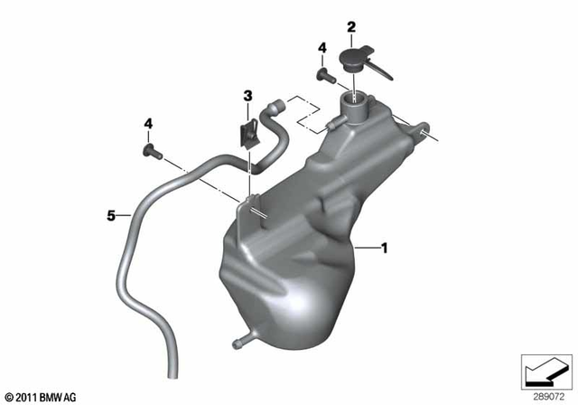 17137725068 - Cooling: Expansion Tank -  for BMW-Motorrad Image image