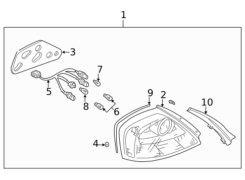 Bulbs - Chassis for 2002 INFINITI Q45 #1