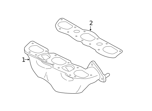 Exhaust Manifold for 2019 Porsche 911 #1