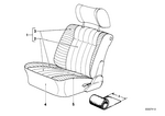 51941937533 - Seats: Synthetic Strip for BMW Image