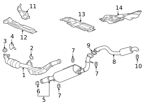 Exhaust Manifold for 2023 Chevrolet Tahoe #2