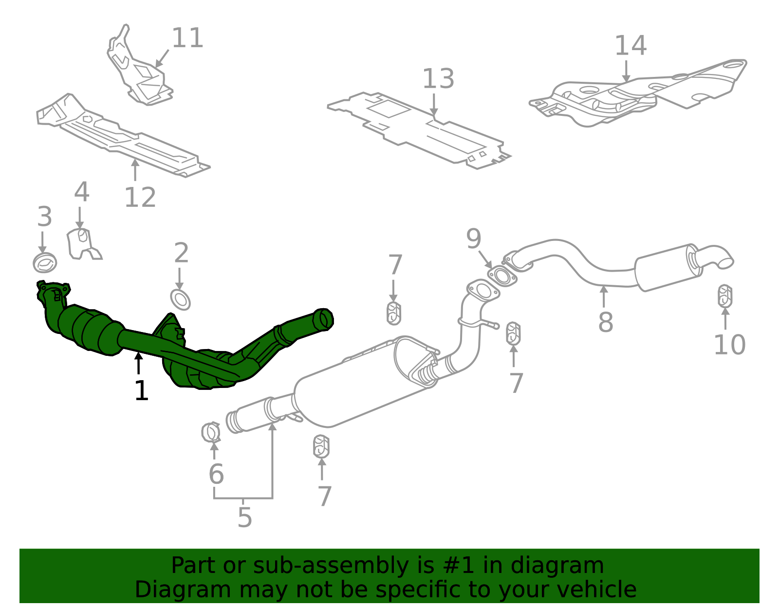 2019-2026 GM Three-Way Catalytic Converter 86781749 | OEM Parts Online