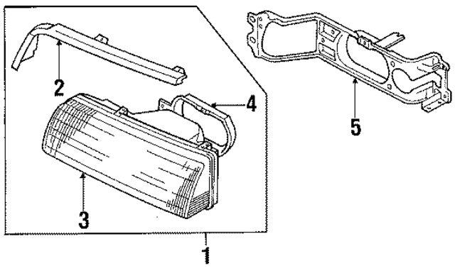 GJ21510L0C - : Lens &amp; Housing for Mazda Image