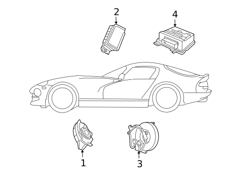 Air Bag Components for 2006 Dodge Viper #0