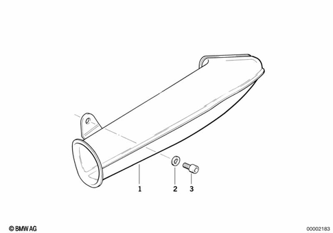 Intake Muffler for 2002 BMW-Motorrad R 1150 GS #1