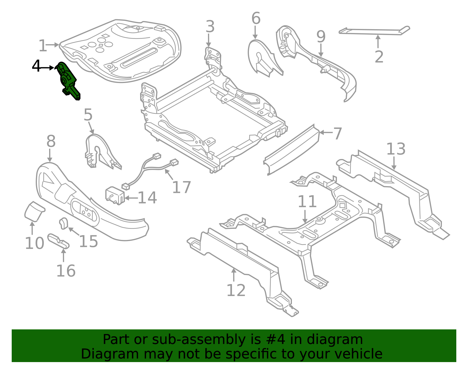 TD76-88-616 - Adjust Motor - 2010-2012 Mazda CX-9 | Mazda Swag