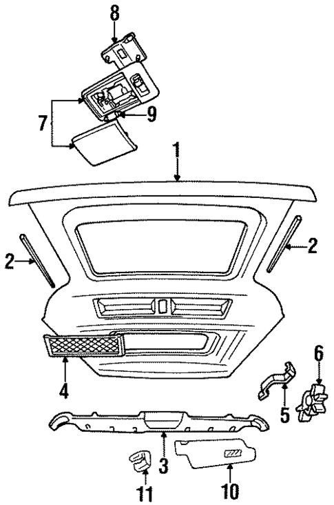 Interior Trim - Roof for 1998 Land Rover Discovery #0