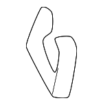 10249292 - Body: Outer Wheelhouse Extension for Buick: Terraza | Chevrolet: Uplander, Venture | Oldsmobile: Silhouette | Pontiac: Montana, Trans Sport | Saturn: Relay Image