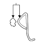 16283F0200 - Cooling System: Overflow Hose for Toyota Image