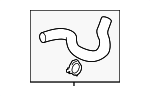 16572F0270 - Cooling System: Upper Hose for Toyota Image