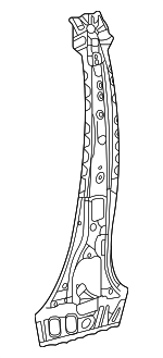 2016-2020 Toyota Mirai - Inner Center Pillar