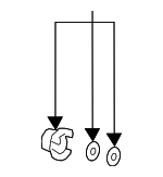 887181E150 - HVAC: Tube Assembly Clamp for Lexus: ES250, ES300h, ES350, NX250, NX350, NX350h, RX350, RX350h, RX450h+, RX500h, TX350, TX500h, UX200, UX250h, UX300h Image