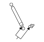 6896080064 - : Lift Cylinder for Lexus: IS300 Image