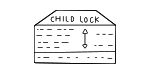 8249156B00 - Body: Child Lock Label for Suzuki Image