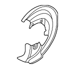 D11615RBMA - Brakes: Splash Shield for Nissan: Kicks, Kicks Play, Versa Image image