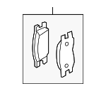 DA06M5RB0PNW - : Value Advantage™ PAD KIT-FRONT for Nissan: Kicks, Versa Image