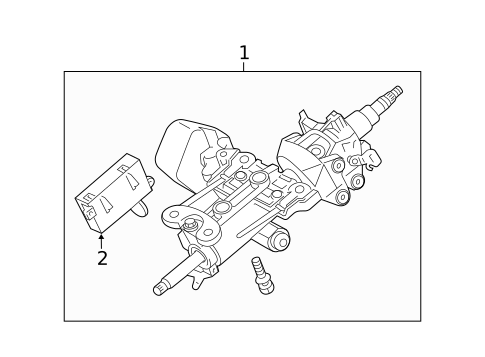 Steering Column Assembly for 2011 Lexus GS460 #0