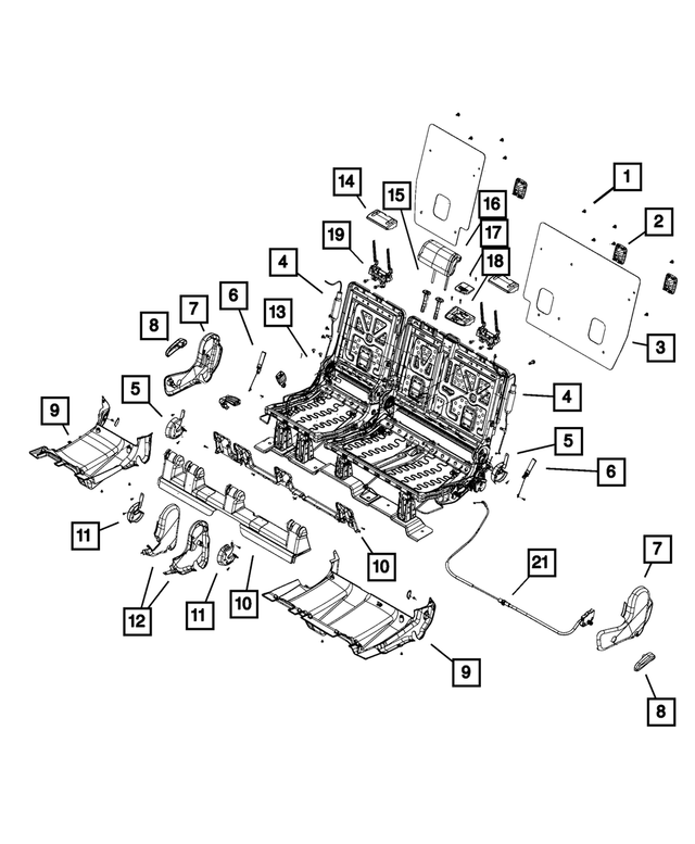 68086235AA - Interior Trim: Retainer for Mopar Image image