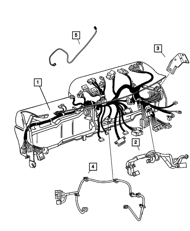68042720AD - Electrical: Instrument Panel Wiring for Mopar Image