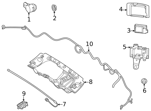 Electrical Components for 2025 Mercedes-Benz GLB250 #2