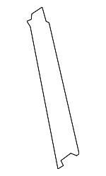 86381D3000 - : Black Out Tape for Hyundai: Tucson Image