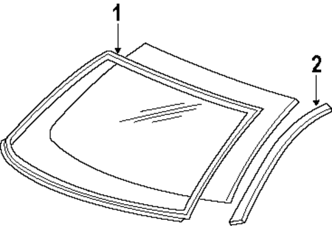 Reveal Moldings for 2002 Ford Crown Victoria #0