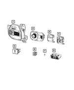 68156066AC - Electrical: Headlamp Switch for Mopar Image