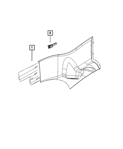Panels - Moldings - Scuff Plates, Pillar, Cowl, 1/4 Panel Trim and Cargo Covers for 2023 Dodge Durango #5