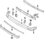 BA0250030 - Body: Face Bar for Mazda: GLC Image