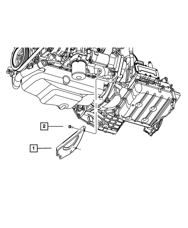 « 6100264 – Automatic Transaxle 4 Speed : Tête Hexagonale Boulon Et Rondelle Coniqu, Montage pour Mopar Image »