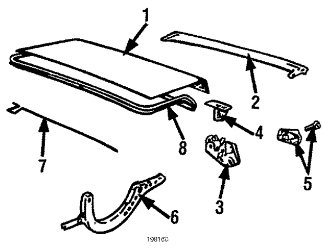 51241916204 - Body: Striker for BMW Image