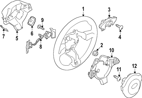 Steering Wheel & Trim for 2022 Subaru BRZ #0