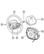 5GK431AZAB - Steering: Steering Wheel for Mopar Image