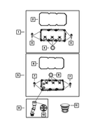 4892294AA - Engine 4.0L V6 DOHC: Cylinder Head Cover Isolator, Mounting, Right for Mopar Image