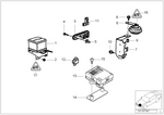 65758363095 - : Bracket F Radio Burglar Alarm Module for BMW Image