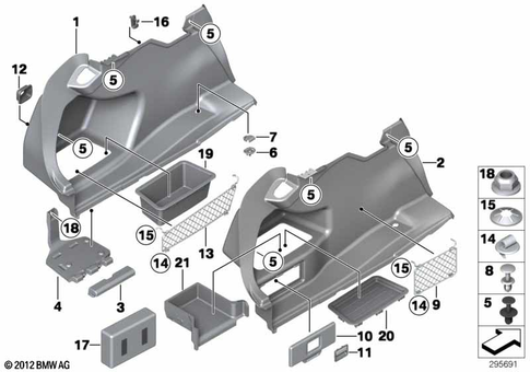 Luggage Compartment for 2014 BMW 335i #0