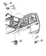 68346712AC - : Air Bag Control Module for Ram: 1500, 1500 Classic Image