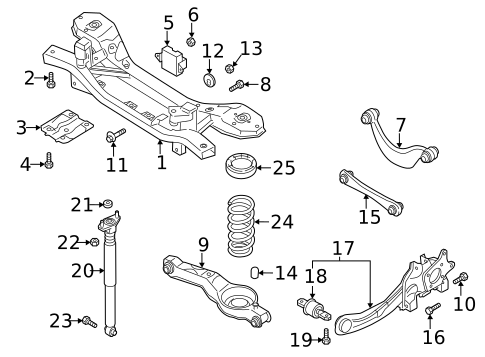 Rear Suspension for 2015 Mazda 5 #0