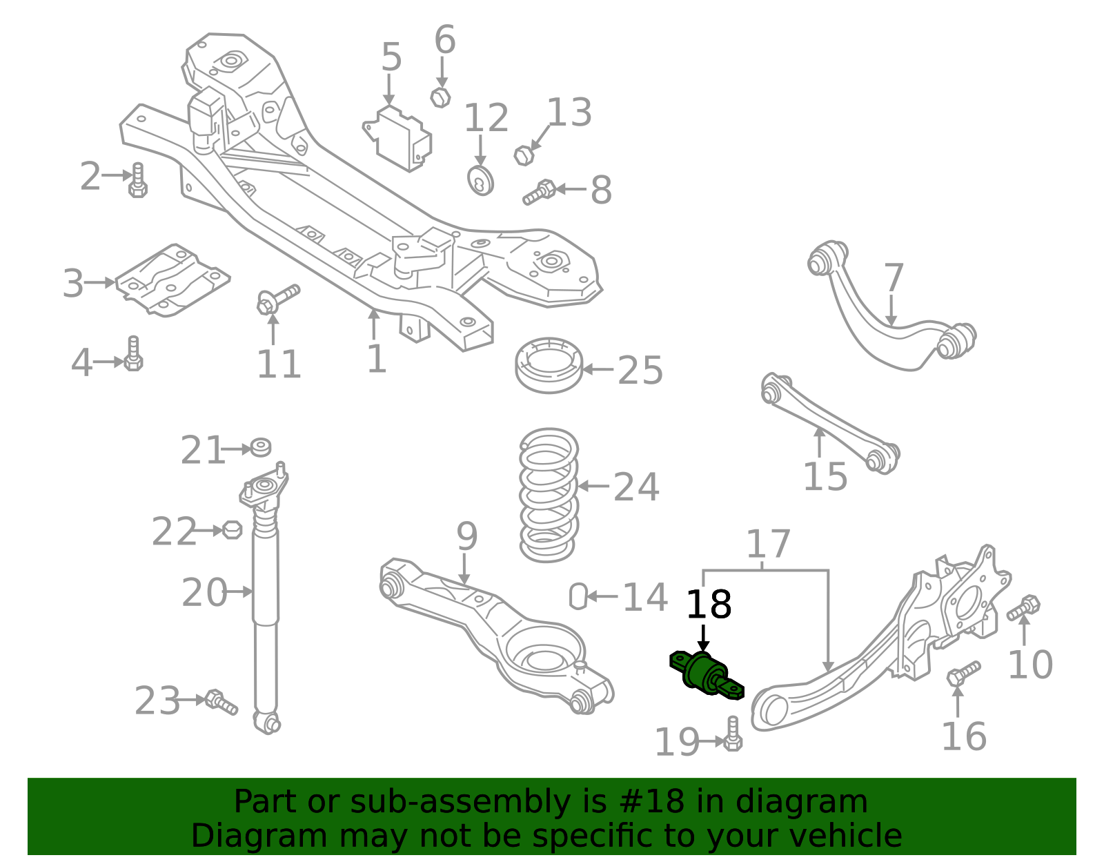 専用ページY246 C2Y6-28-46X - Trailing Arm Bushing - 2006-2015 Mazda 5 | Mazda Swag