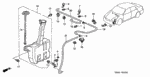 91522SM4003 - Electrical/Exhaust/Heater/Fuel: CLIP, TUBE &amp; INSULATOR for Honda Image