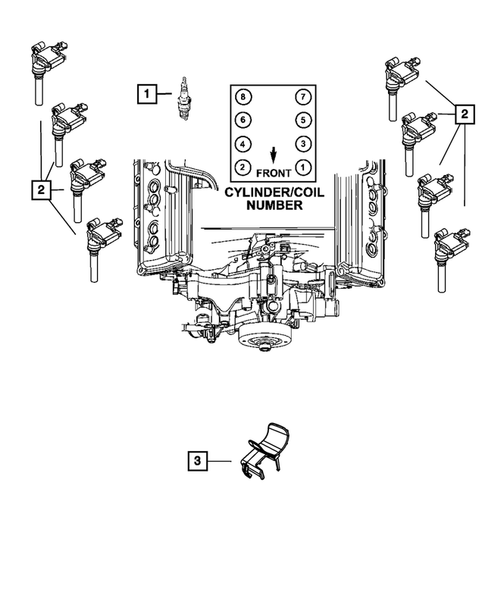 Ignition - Spark Plugs, Cables, Coils, and Glow Plugs for 2012 Dodge Durango #0