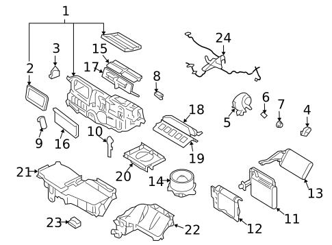 Switches & Sensors for 2008 Mercury Milan #1