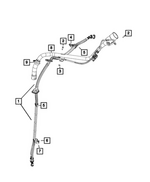 6106601AA - Fuel: Screw, Export for Dodge: Hornet | Fiat: 500E, 500X | Jeep: Renegade | Ram: ProMaster 1500, ProMaster 2500, ProMaster 3500 Image