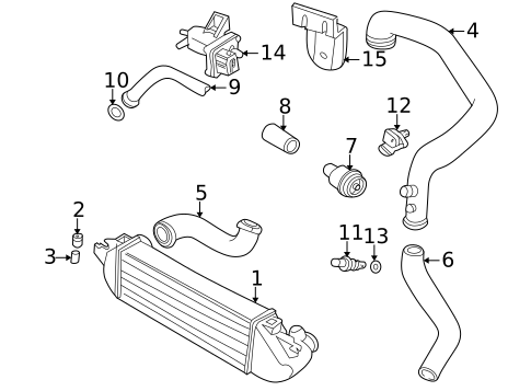 Intercooler for 2001 Saab 9-3 #0