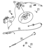 52124035AD - : Speed Control Servo Bracket for Mopar Image